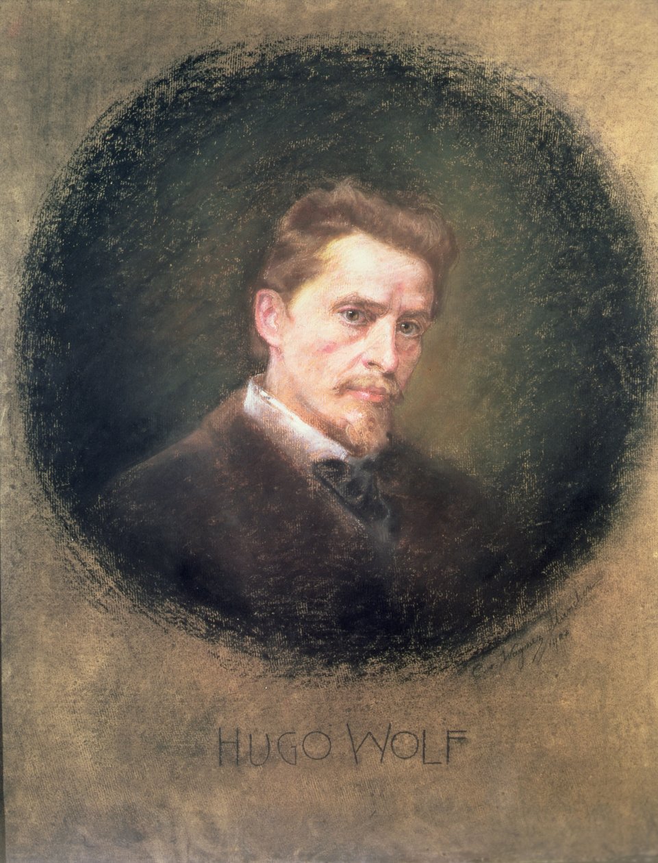 ヒューゴウルフ（1860-1903）、1902（パステル） 作： クレメンタイン・ワグナー