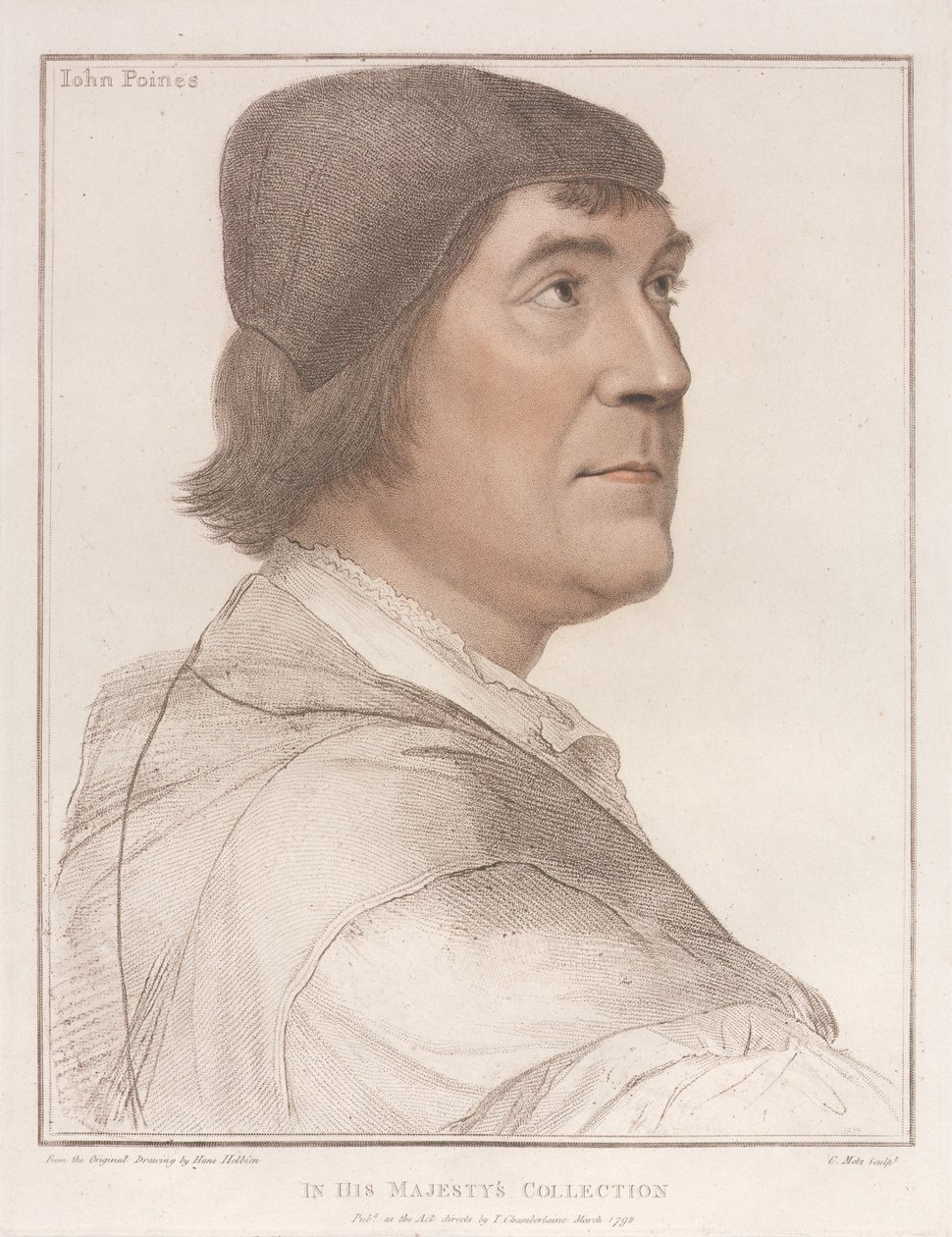 ジョンポインズ、1792年。 作： コンラッド・マーティン・メッツ