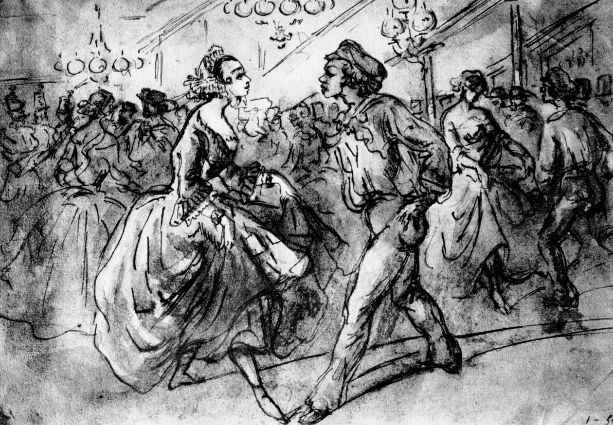 1930年代のダンスで。 作： コンスタンタン・ガイズ