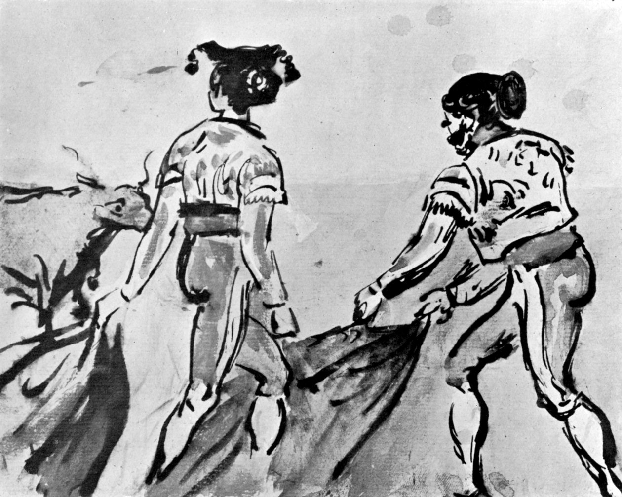 闘牛、19世紀、1930年。 作： コンスタンタン・ガイズ