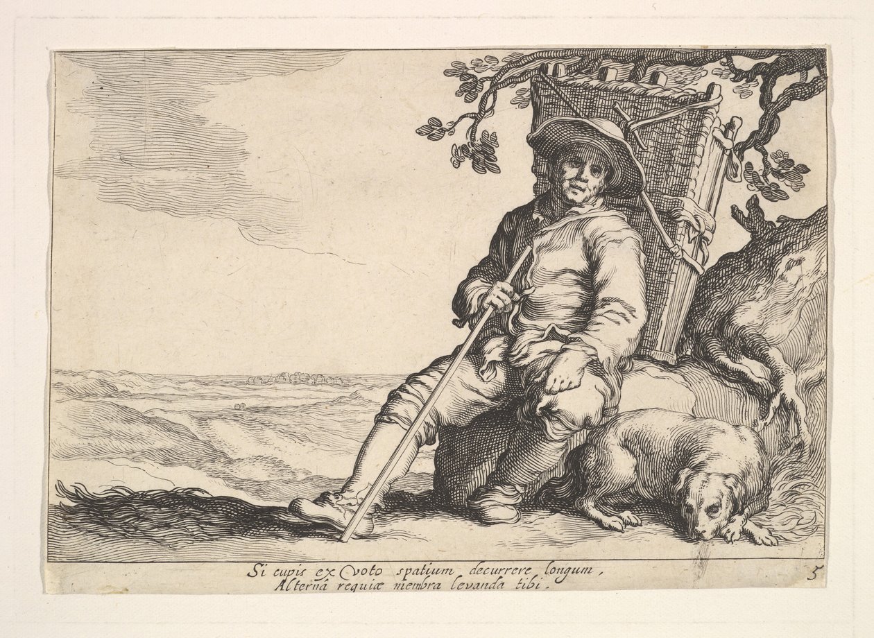 職業の喜び。 作： Cornelis Bloemaert