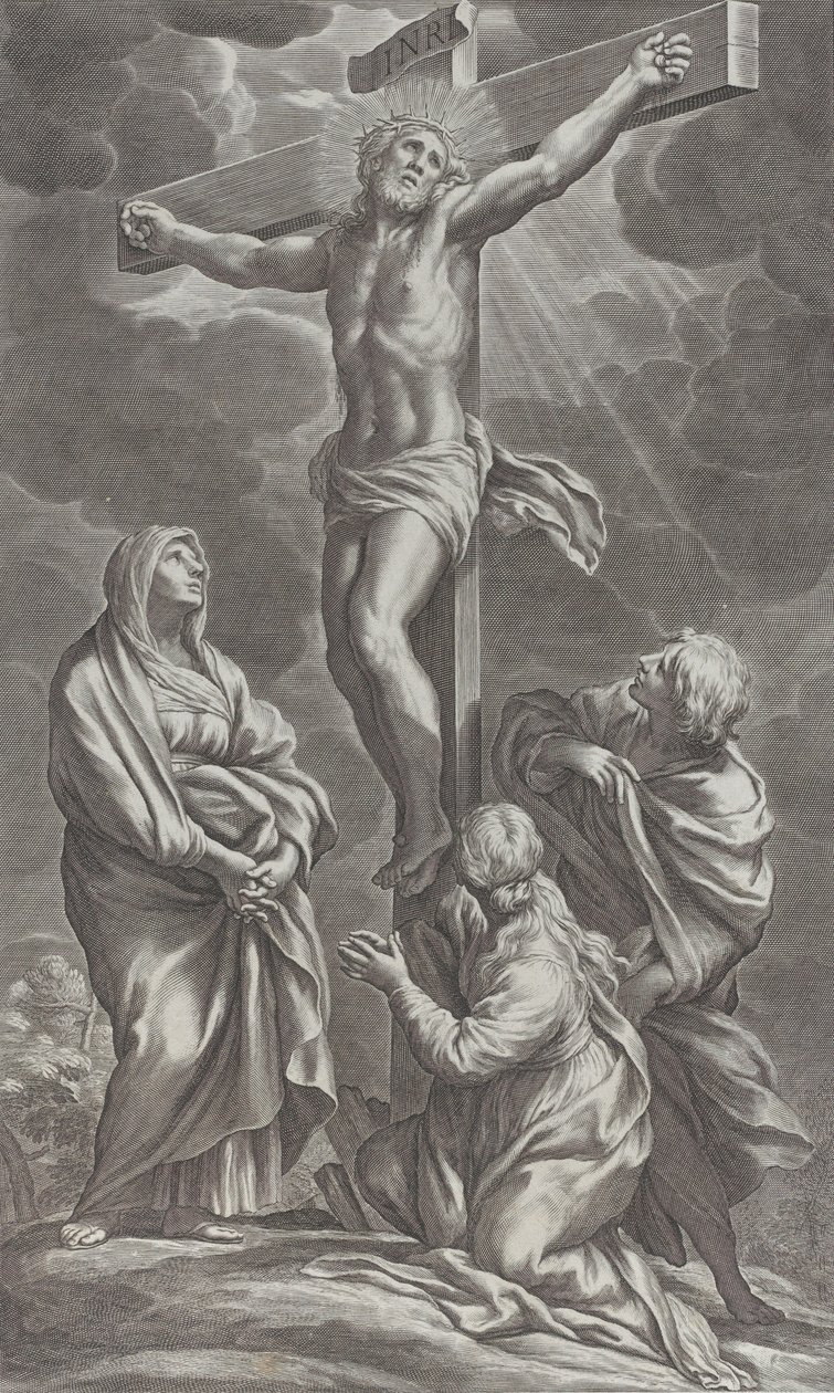 磔刑、1662年。 作： Cornelis Bloemaert