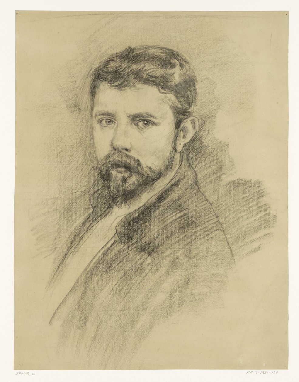 自画像 作： Cornelis Spooor