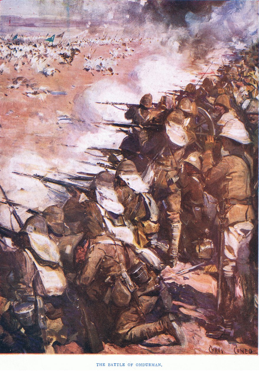 オムドゥルマンの戦い1898年、1915年 作： サイラスクネオ