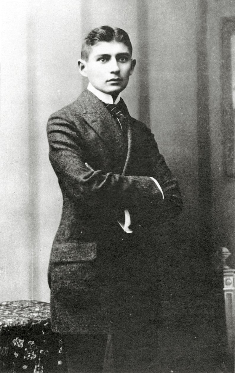 フランツカフカの肖像（1883年〜1924年） 作： チェコ語学校