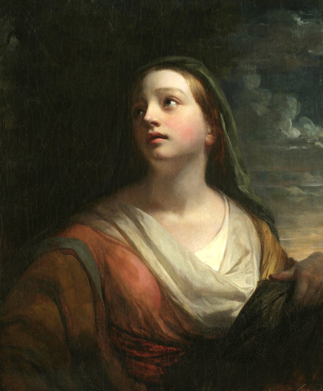 シビル、1839 作： ダニエル・ハンティントン
