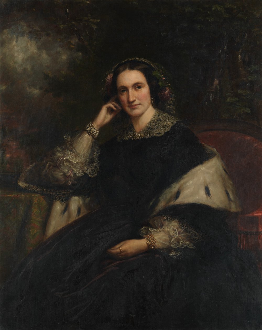 アンナワトソンスチュアート、ca。 1862年。 作： ダニエル・ハンティントン