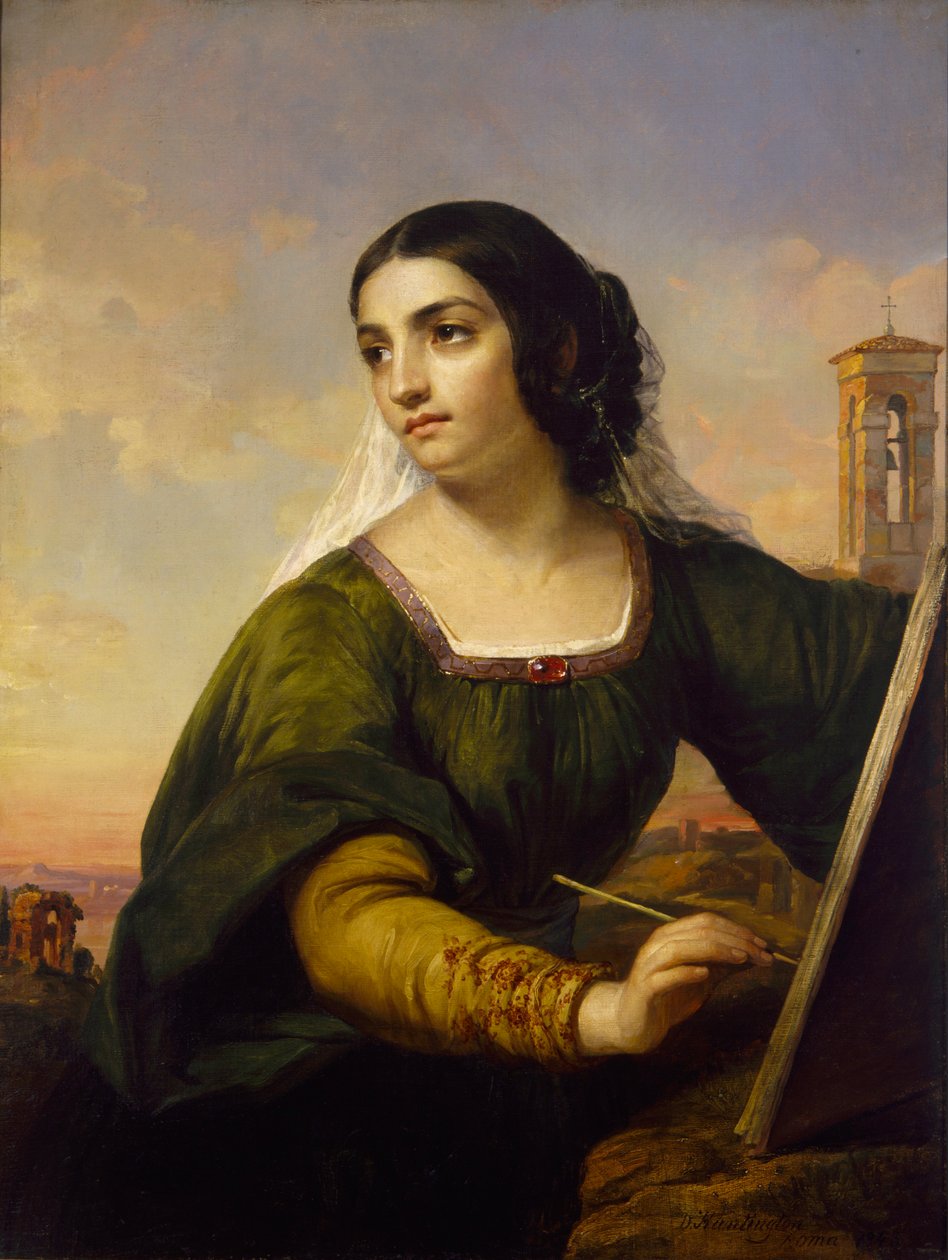 イタリア、1843年。 作： ダニエル・ハンティントン