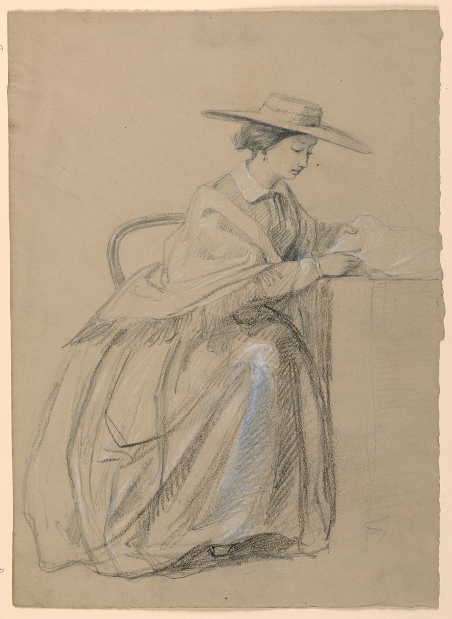 Mrs. Sheppard Gandy 着席 作： ダニエル・ハンティントン