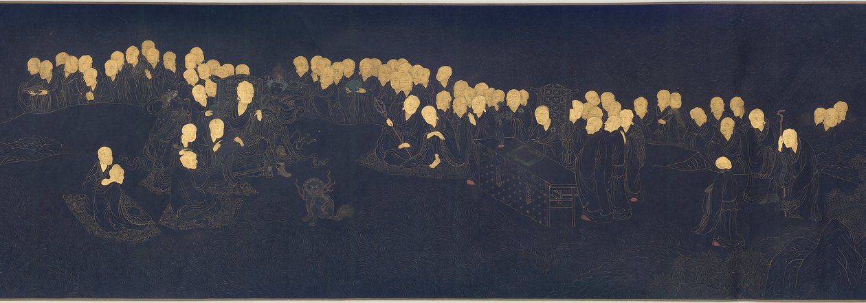 五百羅漢、明代、1427年。 作： Daohong
