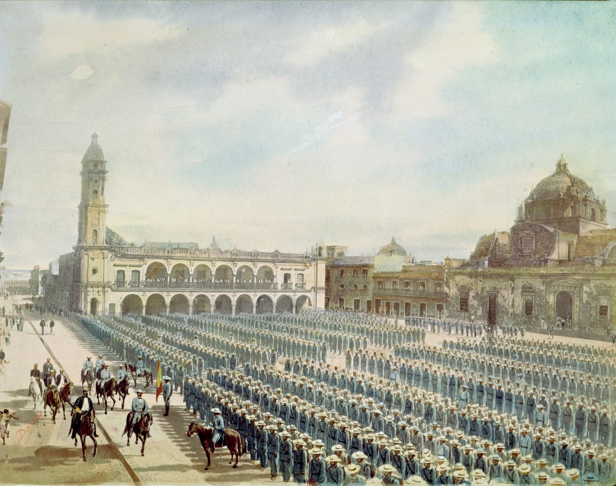 1862年、フアンプリムイプラット将軍の命令の下、ベラクルスにいるスペイン遠征軍団（1814-70） 作： 日記