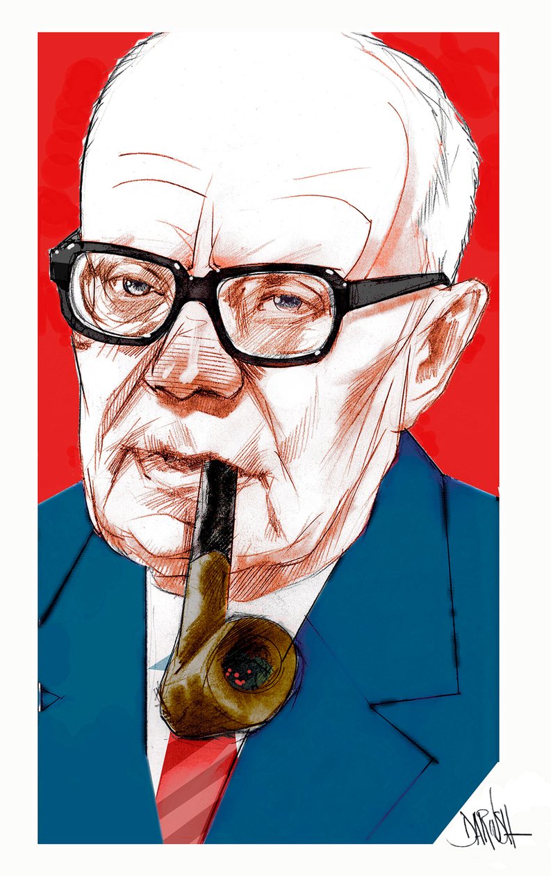 サンドロ・ペルティーニ、2022年（デジタル色鉛筆画） 作： ダリシュ・ラドプール