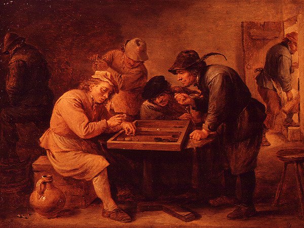 Tric-Tracのゲーム 作： デビッドテニアーズザヤンガー