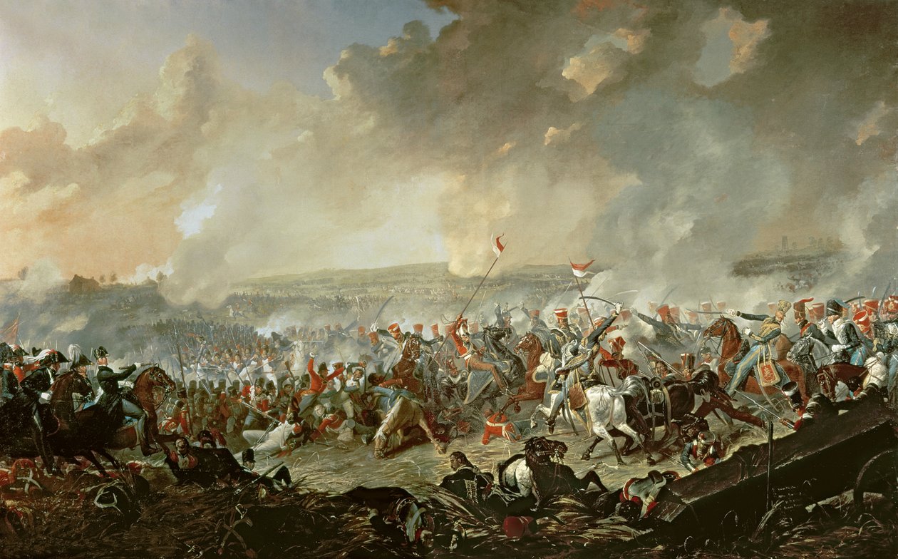 ウォータールーの戦い、1815年6月18日 作： デニス・ダイトン