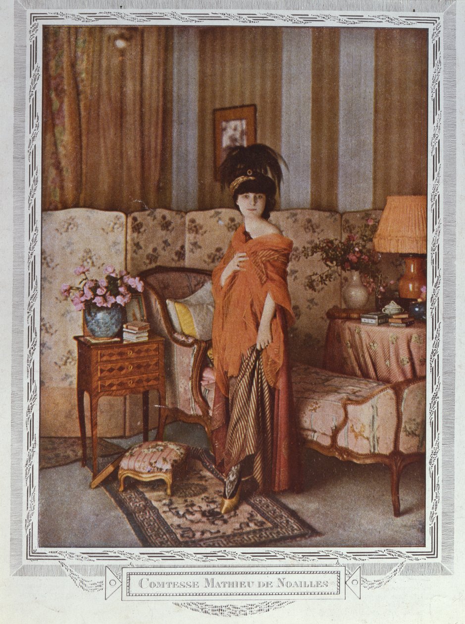 アンナ・ド・ノイユ伯爵夫人（1876-1933）1913 作： マルチェリン・ギルバート・デスブータン
