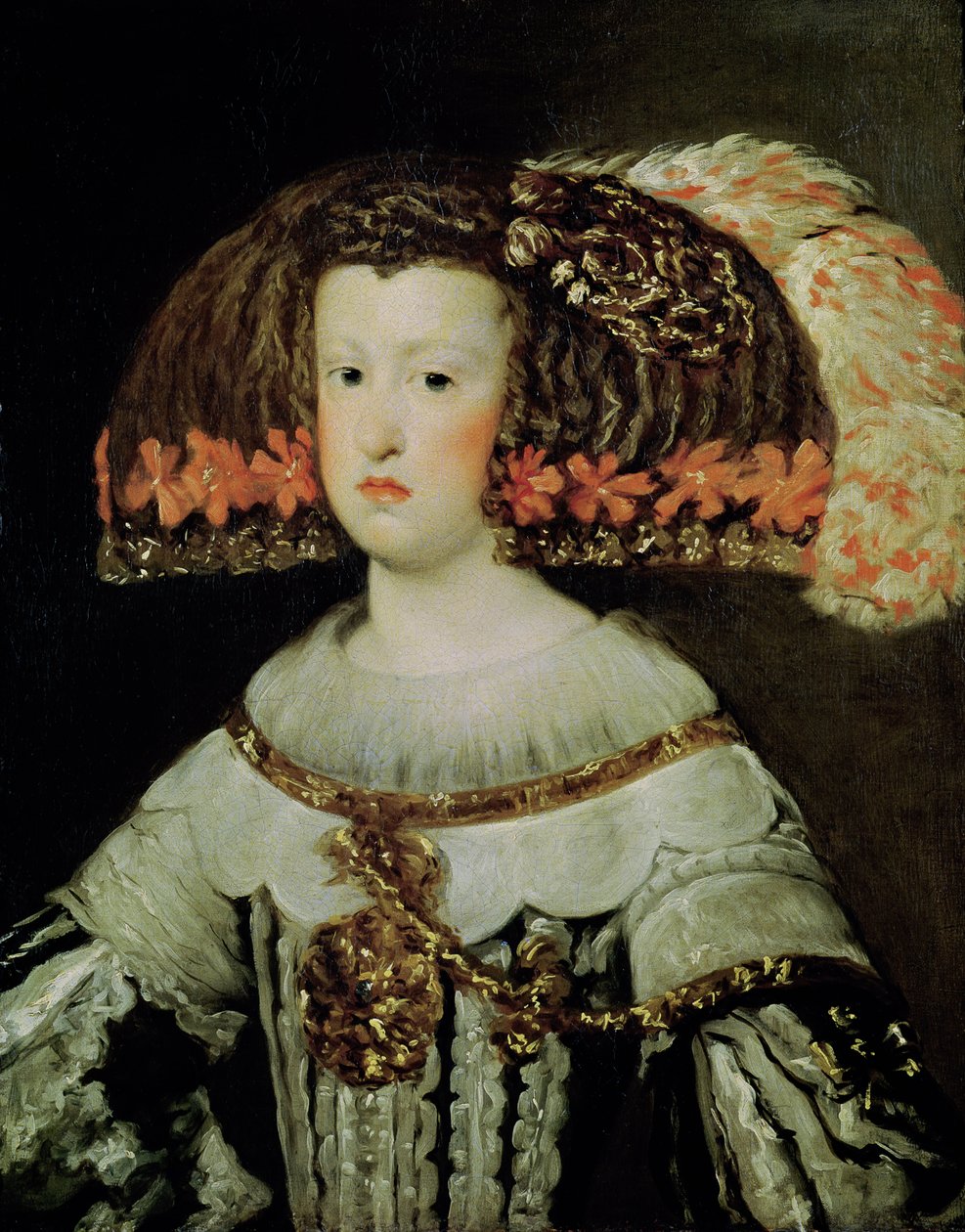スペインのマリア女王マリア（1635-96）の肖像 作： ディエゴ・ベラスケス
