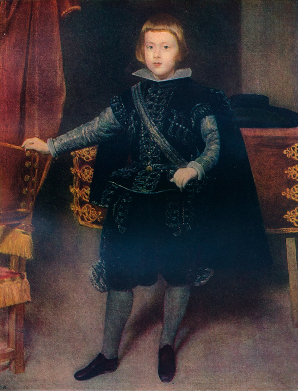 幼児バルタサールカルロス1629-1646、1639 c1927 作： ディエゴ・ベラスケス