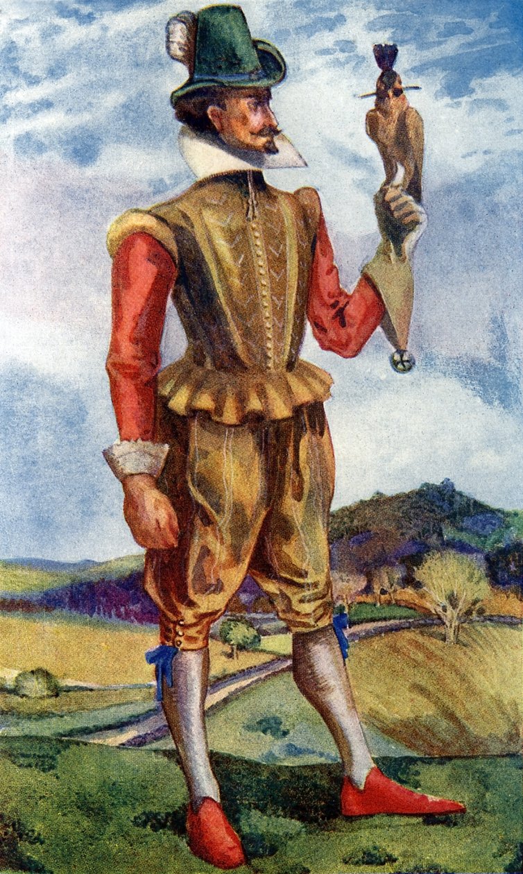 ジェームズ1世（1603-1625）の時代の男の衣装 作： ディオン・クレイトン・カルスロップ
