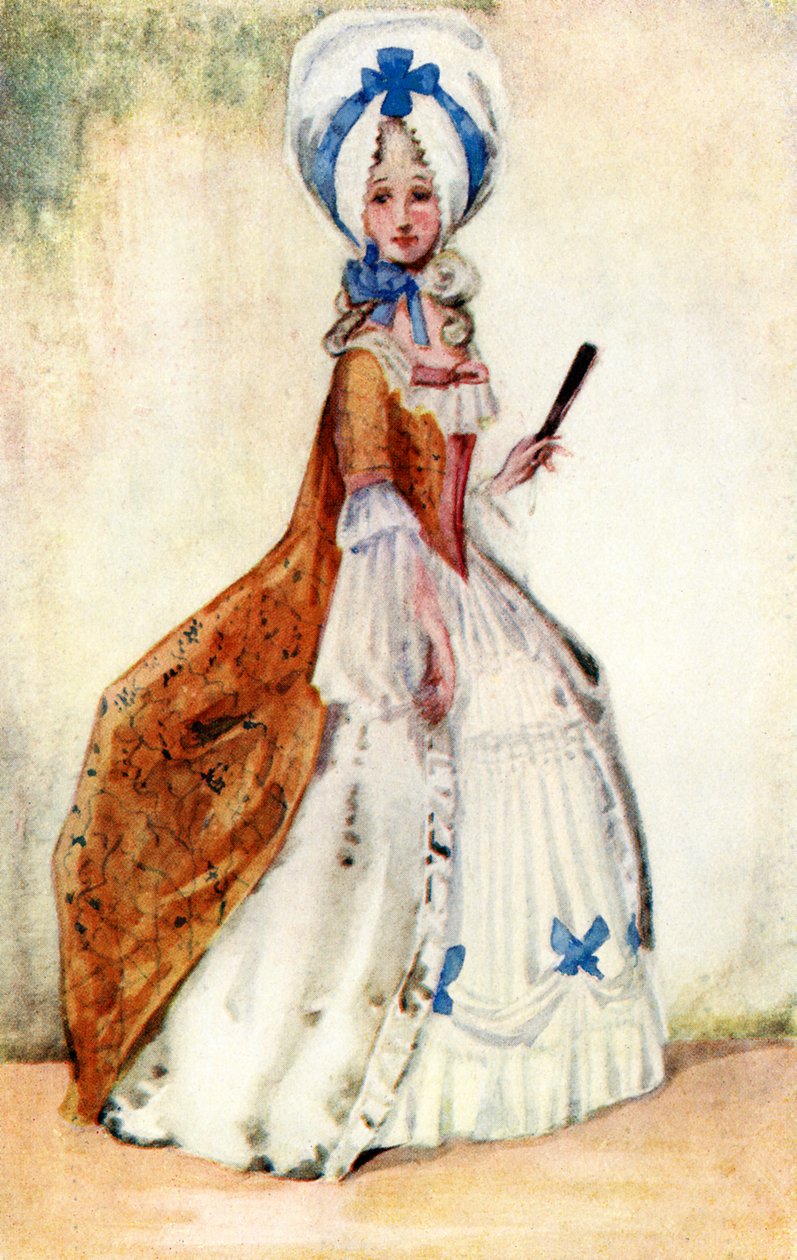 ジョージ3世（1760-1820）の時代の女性の衣装 作： ディオン・クレイトン・カルスロップ