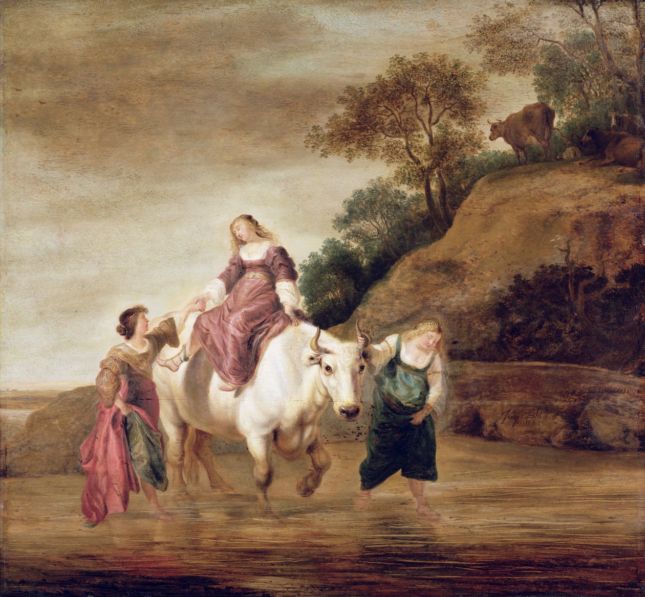 ヨーロッパのレイプ、1643 作： Dirck Bleker