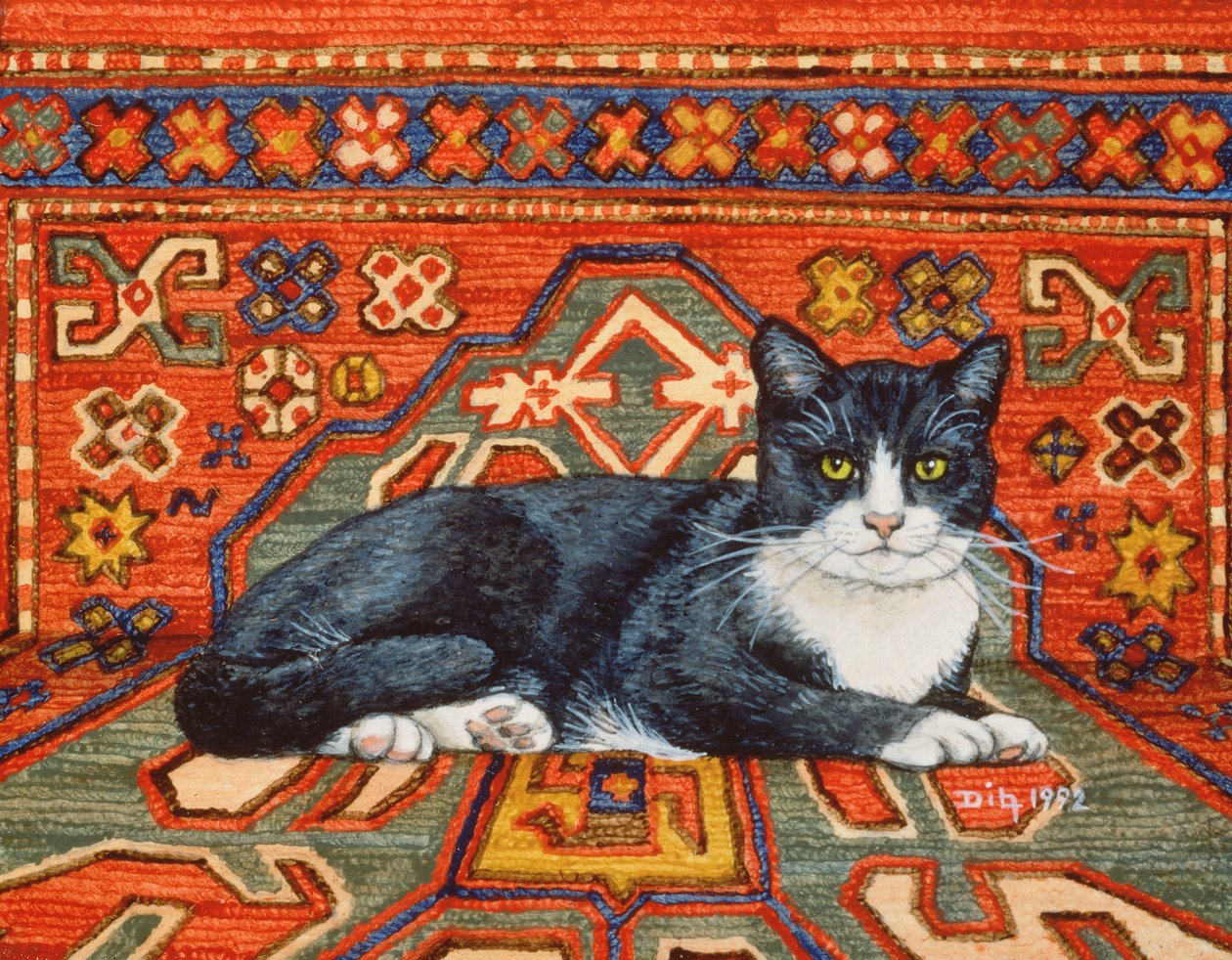セカンドカーペットキャットパッチ、1992 作： ディッツ