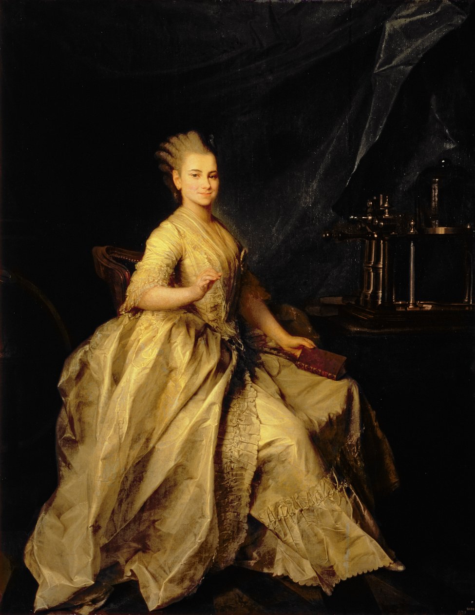 エカテリーナ・モルチャノーヴァの肖像（1758-1809）1776 作： Dmitri Grigorievich Levitsky