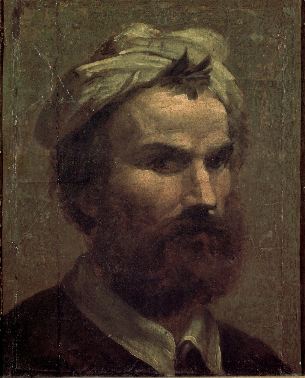 自画像。ドメニコ・ベッカフミ（1486-1551）の絵画 作： ドメニコベッカフミ