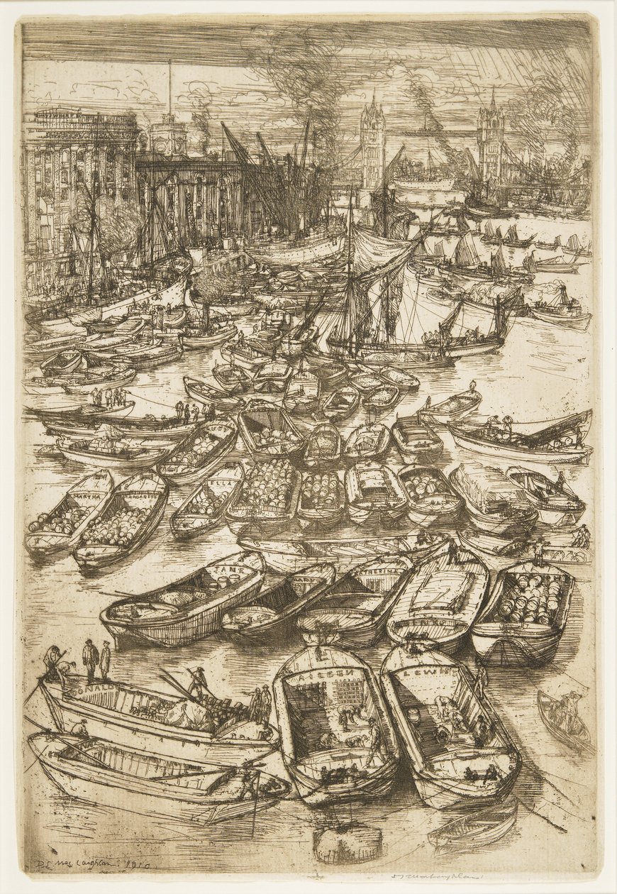 プール、1910 作： ドナルド・ショー・マクラフラン