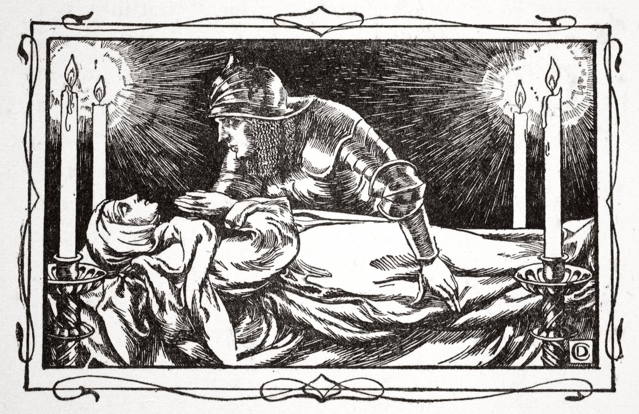 「女王の死体を発見」、1905年。 作： ドラ・カーティス
