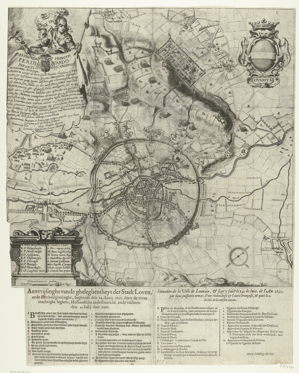 オランダとフランスの軍隊によるルーヴェンの包囲1635 作： オランダ語学校