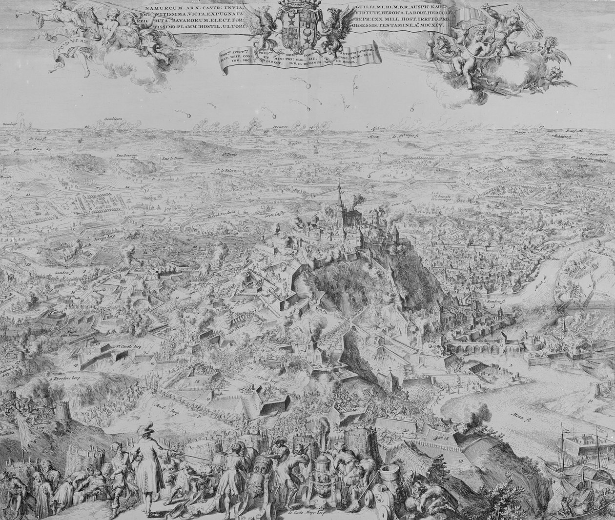 ナミュールの包囲、1695 作： オランダ語学校