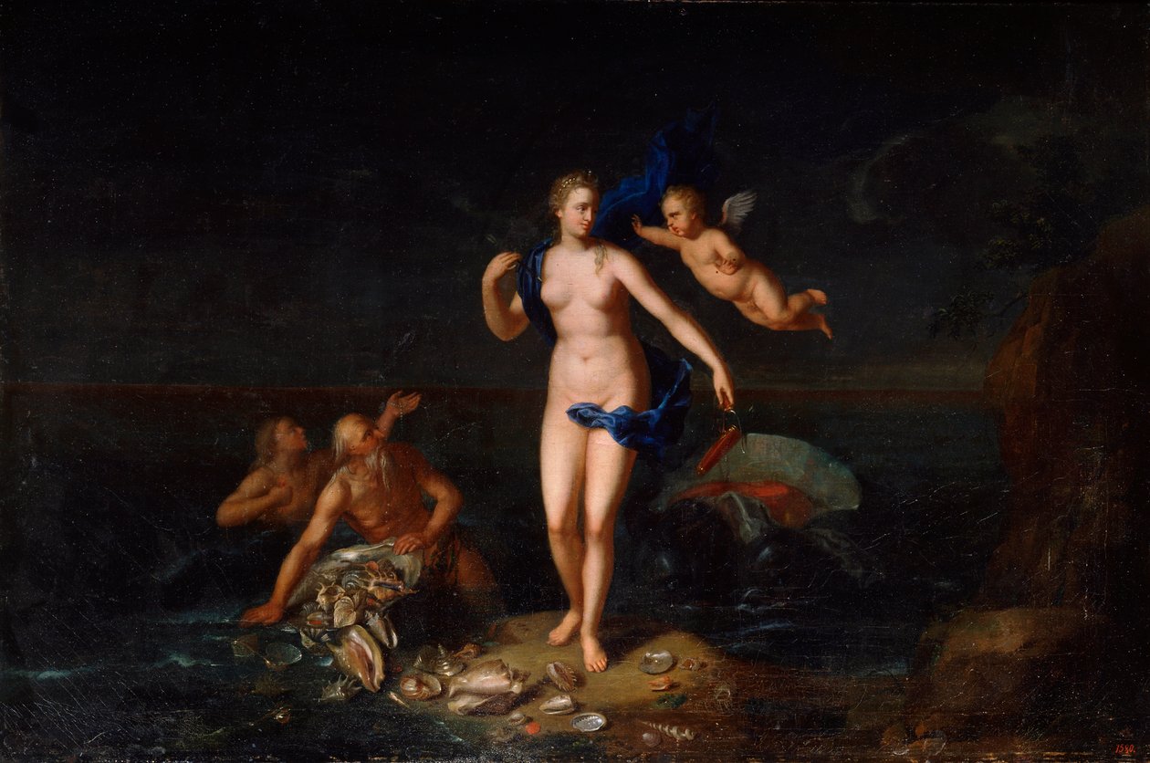 金星の誕生、1729年。 作： オランダのマスター