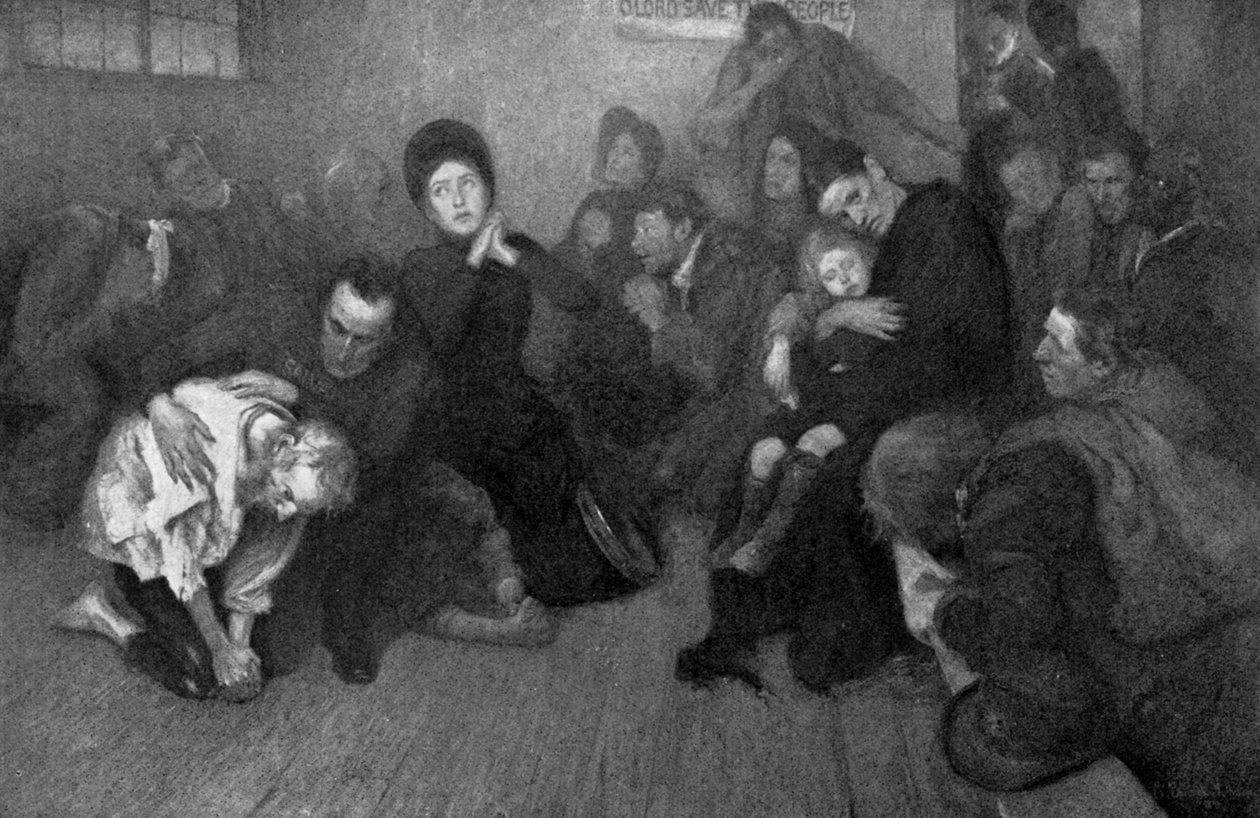 救世軍の避難所、1898年。 作： E.バラジョンソン