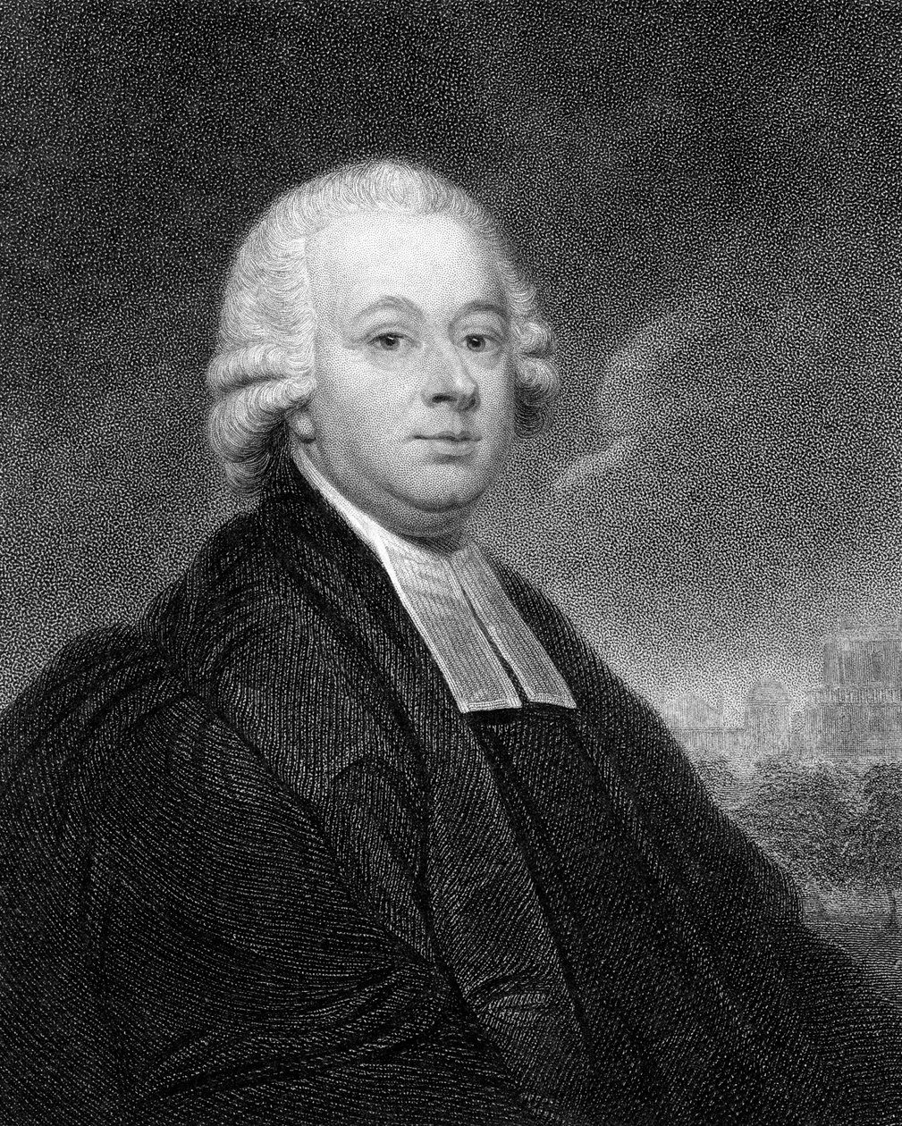 イギリスの天文学者、Nevil Maskelyne牧師。 作： E.スクリベン