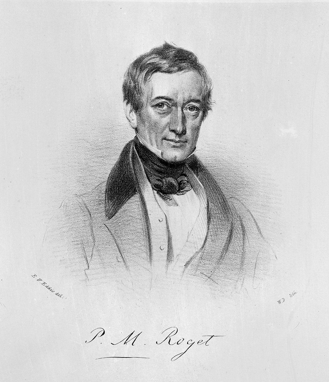 P.M.ロジェ、1835年頃（リトグラフ 作： エデン・アップトン（後）エディス