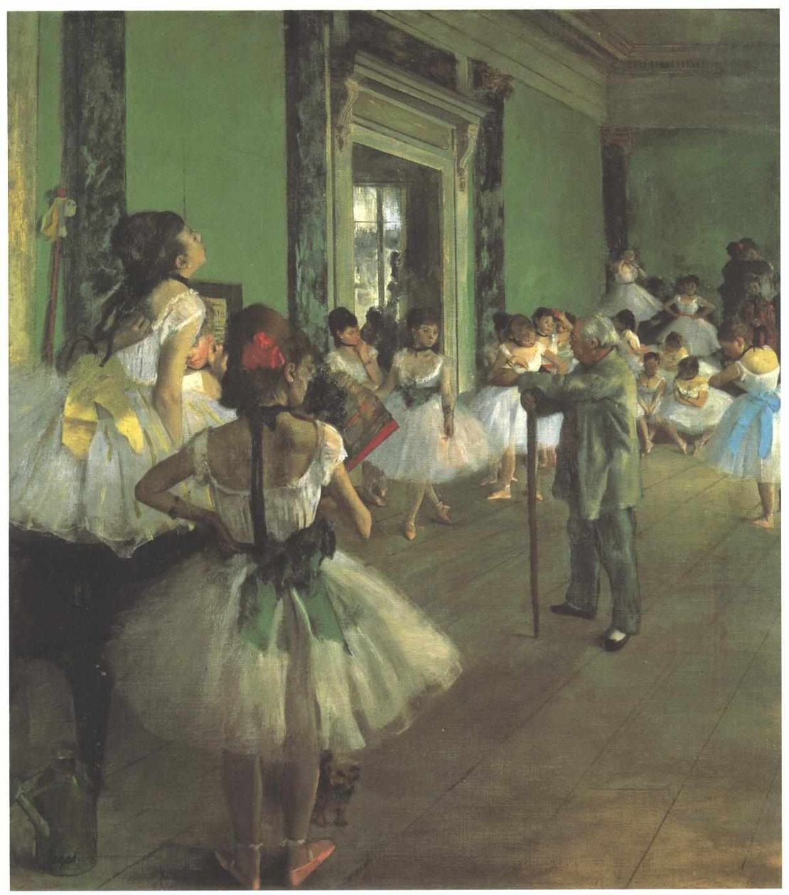 La classe de danseThe Dance Classnドイツ語：ダンスクラス 作： エドガー・ドガ