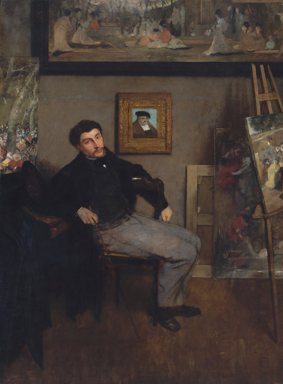 ジェームズ-ジャック-ジョセフティソ1836-1902、ca。 1867-68。 作： エドガー・ドガ