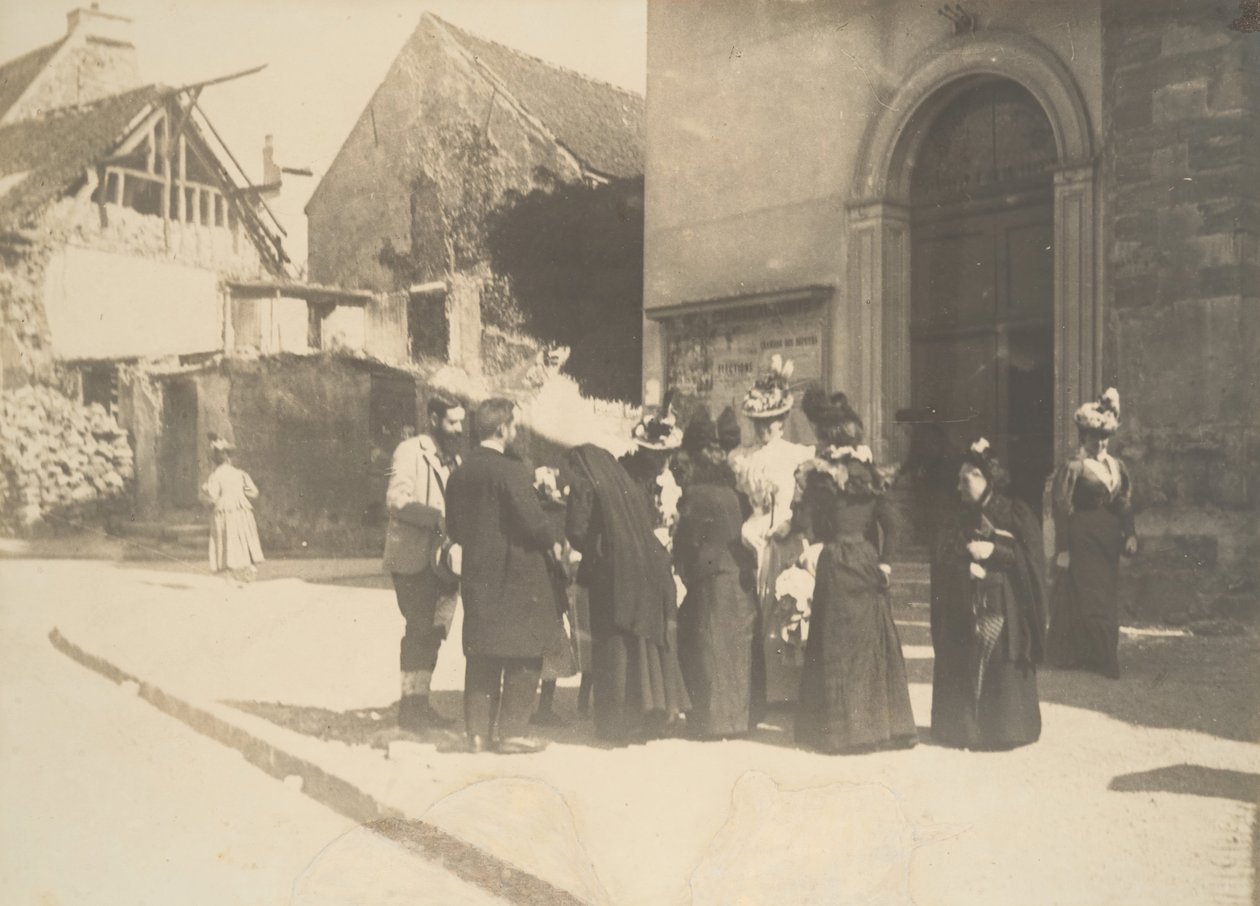 ストリート シーン、La-Queue-en-Brie Val-de-Marne、カリフォルニア州。 1896年。 作： エドガー・ドガ