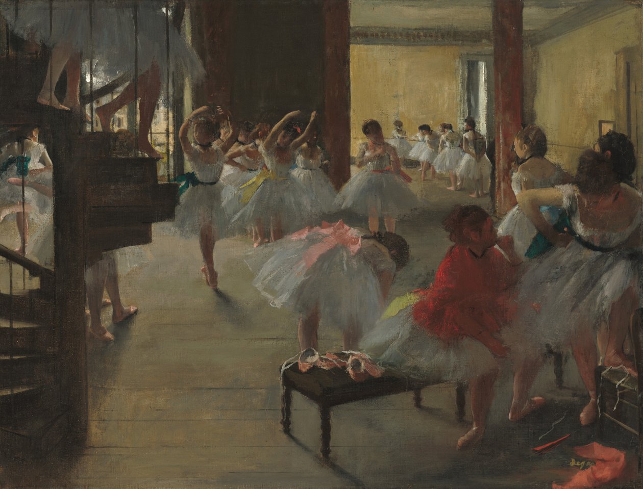 ダンスクラス、c。 1873年。 作： エドガー・ドガ