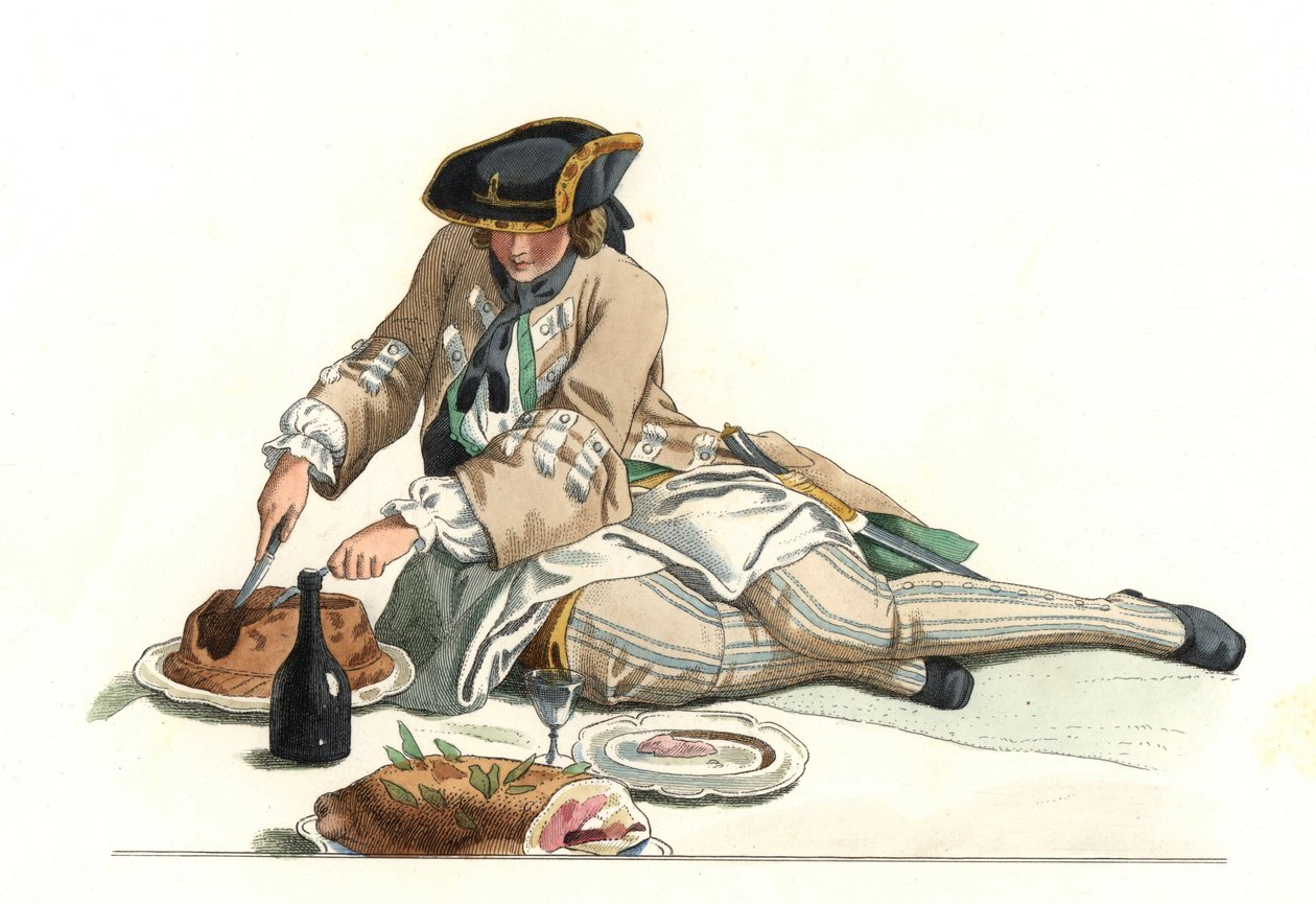 ハンティングスーツを着たフランス人紳士 作： EdmondLechevallier-Chevignard