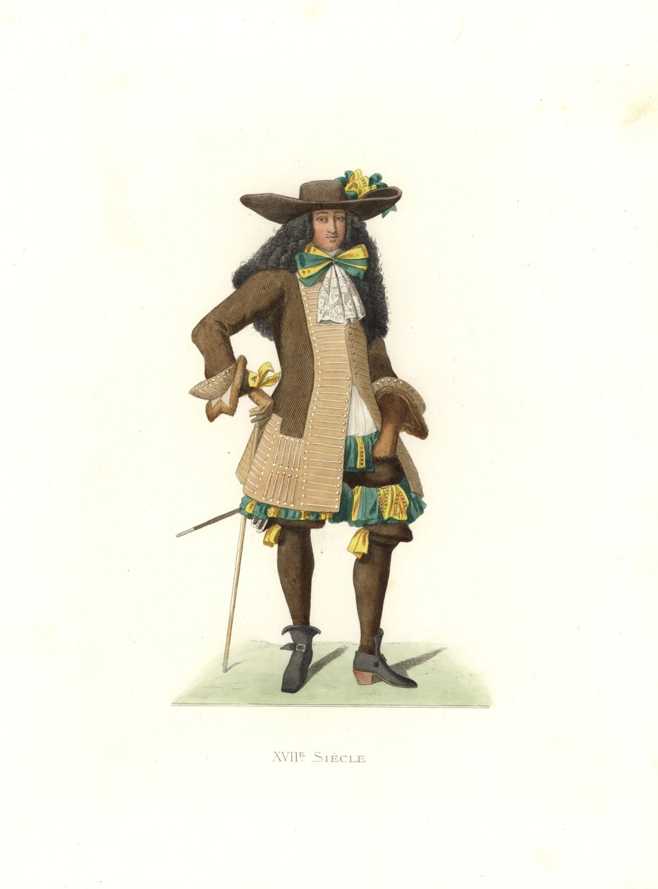 儀式用の衣装を着たジェントルマン 作： EdmondLechevallier-Chevignard
