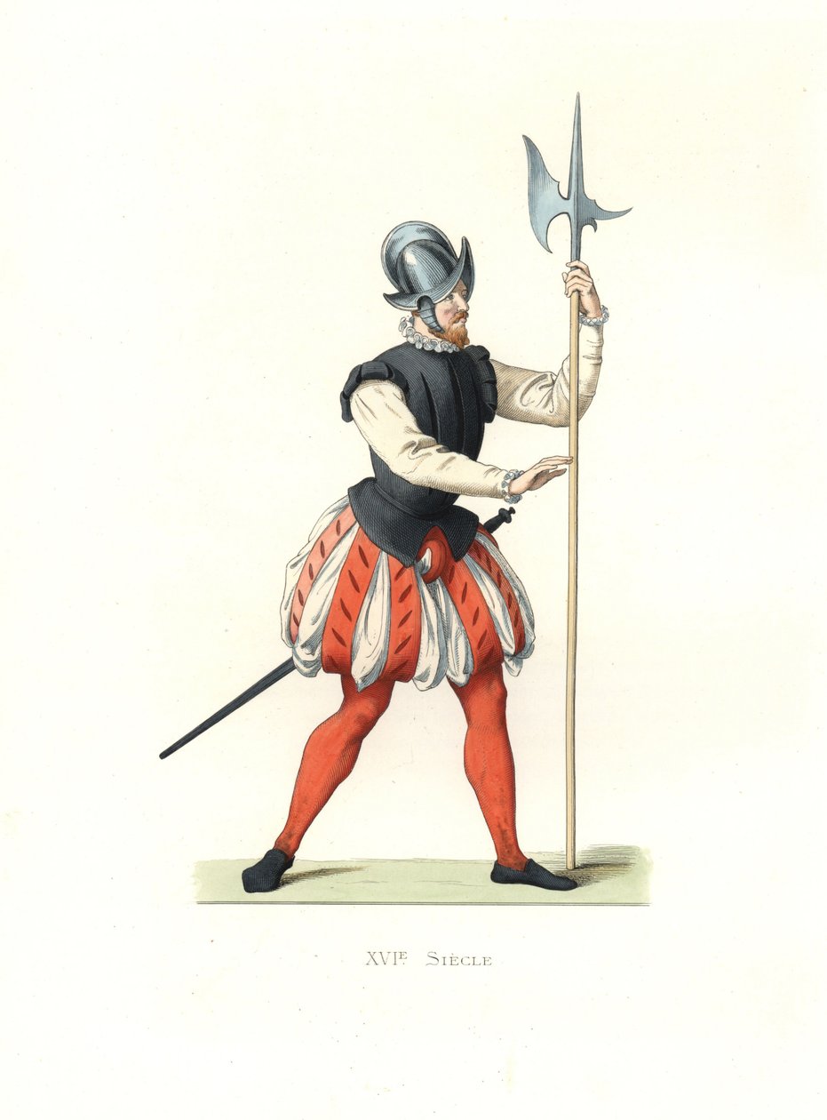 ワロン族の兵士 作： EdmondLechevallier-Chevignard
