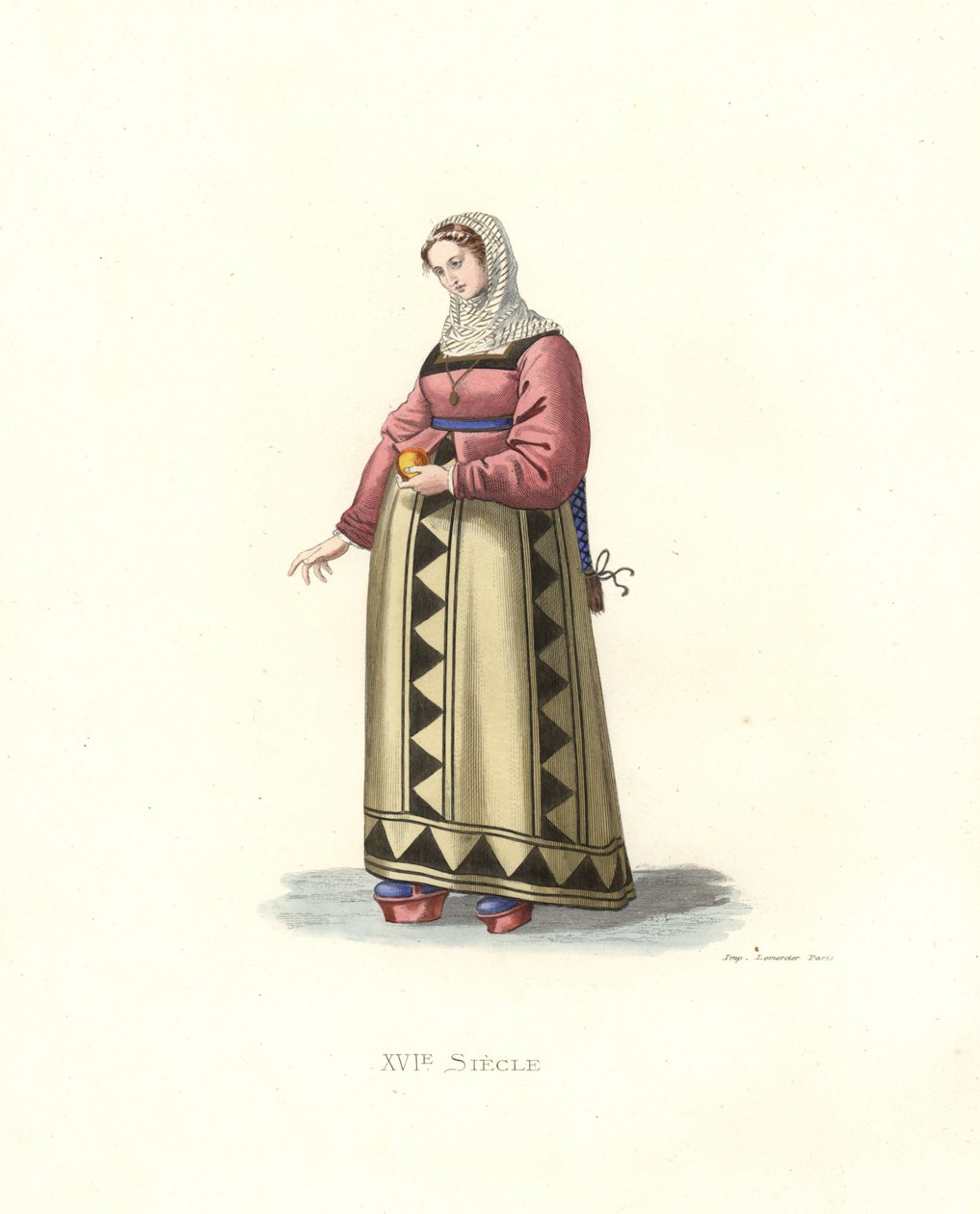 スペイン・ブルゴスの女性 作： EdmondLechevallier-Chevignard