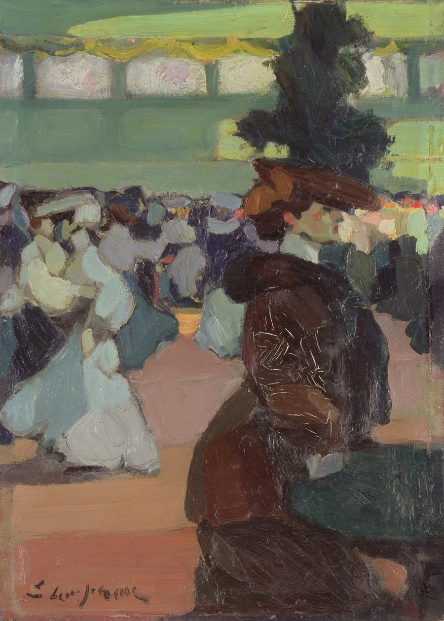 Bar Tabarin, c.1905 （油彩・キャンバス 作： エドモンド・ランペルール