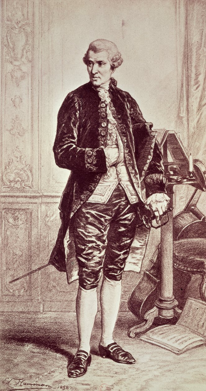 ジョセフ・ハディン（1732-1809）1858（彫刻） 作： エドゥアール・ジャン・コンラッド・ハンマン