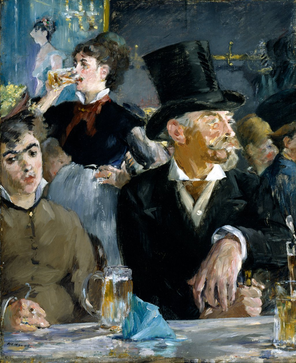 カフェコンサート、1879年頃（キャンバスに油彩） 作： エドゥアールマネ