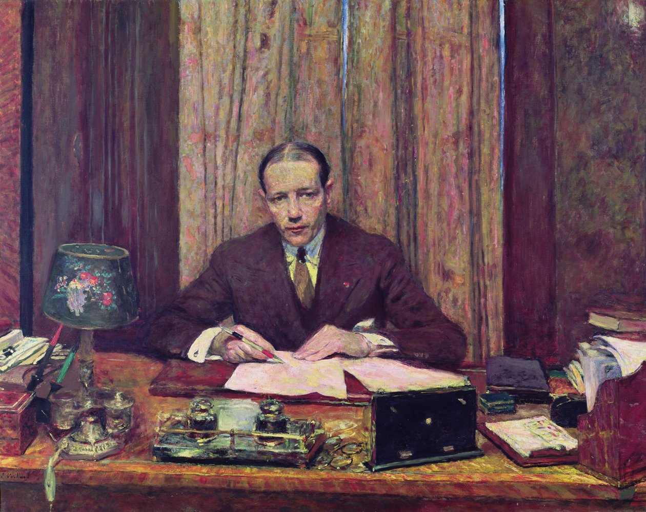 Lucien Rosengart（1881-1976）c.1925 作： エドゥアール・ヴィラード