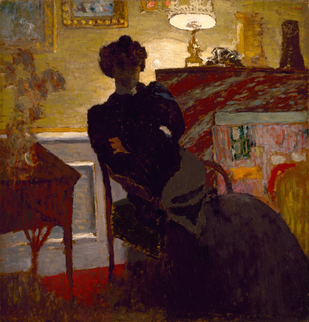 ヘッセル夫人の自宅、1908年頃 作： エドゥアール・ヴィラード