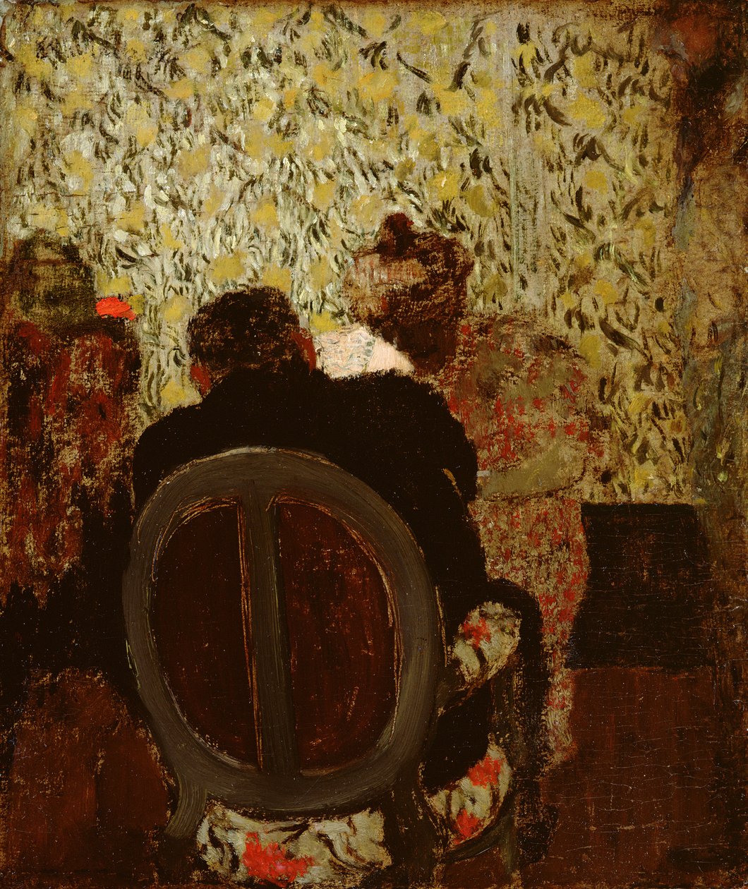 マニキュア、1897年（カードに油彩） 作： エドゥアール・ヴィラード