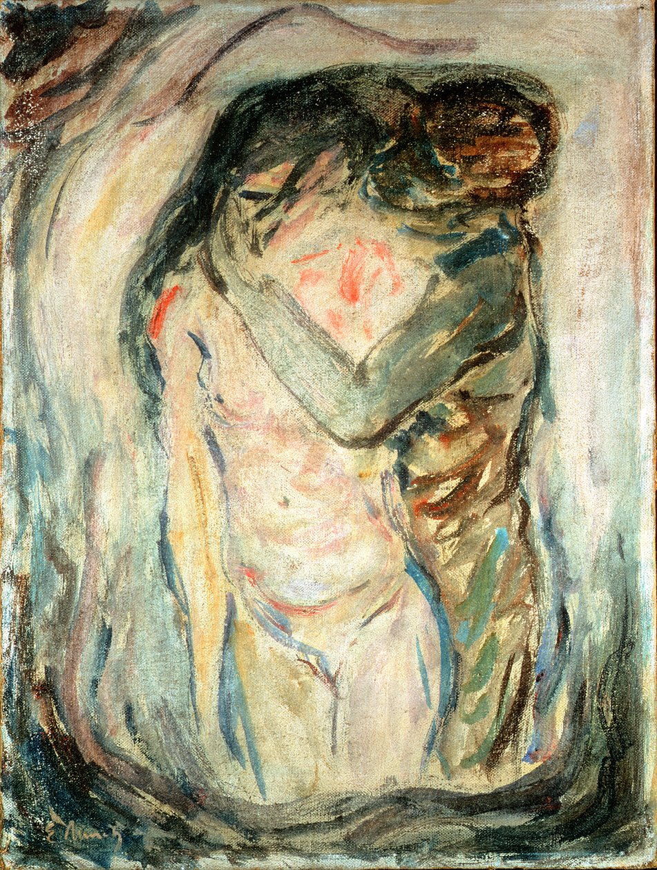 キス、1910年頃 作： エドヴァルド・ムンク